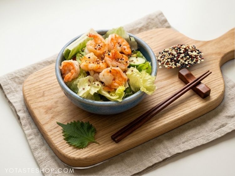 三色藜麥蝦仁沙拉